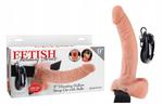 WIBRUJĄCY STRAP ON HOLLOW STRAP-ON WITH BALLS 24CM w sklepie internetowym Erotic fantasies