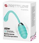 Wibrujące Jajko Pretty Love Franklin Green USB w sklepie internetowym Erotic fantasies