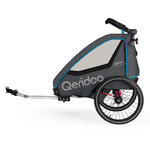 Przyczepka rowerowa, wózek Qeridoo QUPA1 Blue dla jednego dziecka w sklepie internetowym GoTravels 
