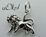 Znak zodiaku Lew- oksydowane srebro w sklepie internetowym uOli.pl