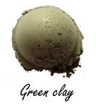 Cień do powiek Rhea- Green clay, kosmetyk mineralny w sklepie internetowym Rhea.com.pl