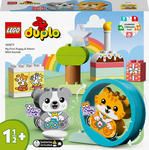 LEGO 10977 DUPLO My First Mój pierwszy szczeniak i kotek z dźwiękami p4 w sklepie internetowym misiukrzysiu.pl