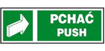 Znak PCHAĆ Z-35E-FS w sklepie internetowym AiT BHP