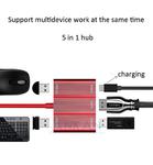 Adapter HUB 5w1 HDMI USB-type C dla Huawei P30 w sklepie internetowym Ankan