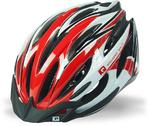 Kask IQ RACE biało-czarno-czerwony mat - Czarny  || Kawowy || Czerwony w sklepie internetowym Sporti.pl