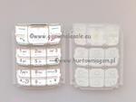 Nokia 1600 - Oryginalna klawiatura srebrna w sklepie internetowym HurtowniaGsm.pl