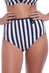 Côte D'Azur - Fantasie Swim - wysokie figi 6747 - granat i biel w sklepie internetowym Adore.pl 