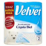 Velvet Czysta Biel Ręcznik papierowy 2 rolki w sklepie internetowym InternetowySupermarket.pl
