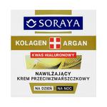 Soraya Kolagen + Argan Nawilżający krem przeciwzmarszczkowy na dzień i na noc 50ml w sklepie internetowym InternetowySupermarket.pl