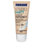 Soraya Studio Matt Make-up matujący 01 jasny beż 30ml w sklepie internetowym InternetowySupermarket.pl