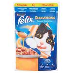 Felix Sensations Sauces z rybą w sosie z pomidorami Pełnoporcjowa karma dla dorosłych kotów 100g w sklepie internetowym InternetowySupermarket.pl