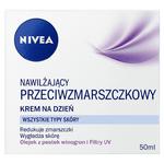NIVEA Nawilżający przeciwzmarszczkowy krem na dzień wszystkie typy skóry 50ml w sklepie internetowym InternetowySupermarket.pl