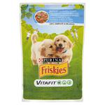 Friskies Vitafit Junior z kurczakiem i marchewką w sosie Pełnoporcjowa karma dla szczeniąt 100g w sklepie internetowym InternetowySupermarket.pl