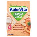 BoboVita Porcja zbóż Kaszka mleczna manna bananowo-brzoskwiniowa po 6 miesiącu 210g w sklepie internetowym InternetowySupermarket.pl