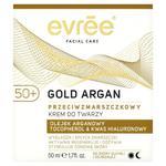 Evrēe Gold Argan 50+ przeciwzmarszczkowy krem do twarzy 50ml w sklepie internetowym InternetowySupermarket.pl