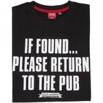 T-Shirt D555 SIMON Return To The Pub - czarna w sklepie internetowym MenSklep