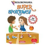 KOLOROWANKA z naklejkami SUPER SPORTOWCY, 16 str. w sklepie internetowym Polskie-zabawki.pl