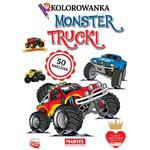 KOLOROWANKA z naklejkami MONSTER TRUCKI, 16 str. w sklepie internetowym Polskie-zabawki.pl