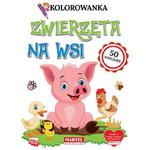 KOLOROWANKA z naklejkami ZWIERZĘTA NA WSI, 16 str. w sklepie internetowym Polskie-zabawki.pl