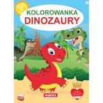 Kolorowanka A4 – DINOZAURY, 32 str. produkt POLSKI w sklepie internetowym Polskie-zabawki.pl