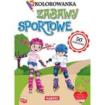 KOLOROWANKA z naklejkami ZABAWY SPORTOWE, 16 str. w sklepie internetowym Polskie-zabawki.pl