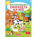 Kolorowanka A4 – ZWIERZĘTA na WSI 32 str. w sklepie internetowym Polskie-zabawki.pl