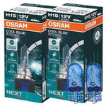 Żarówki H15 OSRAM Cool Blue Intense Next Gen 12V 15/55W (3700K) + żarówki W5W Super White w sklepie internetowym dwr.com.pl