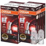 Żarówki H11 OSRAM Night Breaker Silver 12V 55W + żarówki W5W w sklepie internetowym dwr.com.pl