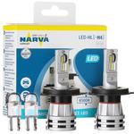 Żarówki LED H4 NARVA Range Performance LED 12/24V 24W (6500K) + żarówki LED W5W w sklepie internetowym dwr.com.pl