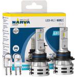 Żarówki LED HIR2 NARVA Range Performance LED 12/24V 24W (6500K) + żarówki LED W5W w sklepie internetowym dwr.com.pl