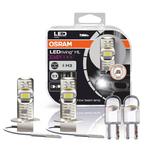 Żarówki LED H3 OSRAM LEDriving HL EASY 12V 8W (6500K) + żarówki LED W5W w sklepie internetowym dwr.com.pl