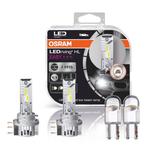 Żarówki LED H15 OSRAM LEDriving HL EASY 12V 17/4W (6500K) + żarówki LED W5W w sklepie internetowym dwr.com.pl