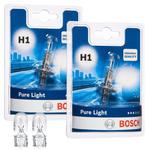 Żarówki H1 BOSCH Pure Light 12V 55W + żarówki W5W w sklepie internetowym dwr.com.pl