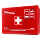 Apteczka samochodowa pierwszej pomocy AS6 (czerwona, opakowanie plastikowe) w sklepie internetowym dwr.com.pl