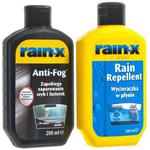 Zestaw: Niewidzialna wycieraczka RAIN-X Rain Repellent + Antypara RAIN-X Anti-Fog 200/200ml w sklepie internetowym dwr.com.pl