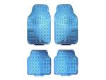 Niebieskie dywaniki samochodowe, aluminiowe, metalizowane w sklepie internetowym dwr.com.pl