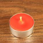 Tealight - świeca z wosku herbaciarka - pomarańczowa (6 sztuk) w sklepie internetowym Fraida.pl