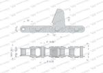 Łańcuch obrywacza kolb przystawki do kukurydzy zamknięty 76 ogniw CA627 x 76A zastosowanie Fantini WARYŃSKI w sklepie internetowym ROLGUT.pl