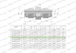 Złączka hydrauliczna redukcyjna calowa BB 9/16" x 3/4" UNF (JIC) Waryński ( sprzedawane po 2 ) w sklepie internetowym ROLGUT.pl