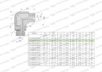 Kolanko hydrauliczne nastawne calowe BB 1/4" x 3/8" BSP z regulacją Waryński w sklepie internetowym ROLGUT.pl