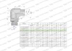 Kolanko hydrauliczne nastawne calowe BB 3/8" x 1/4" BSP z regulacją Waryński w sklepie internetowym ROLGUT.pl