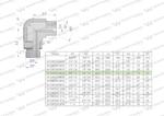 Kolanko hydrauliczne nastawne calowe BB 3/8" x 3/8" BSP z regulacją Waryński w sklepie internetowym ROLGUT.pl