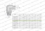 Kolanko hydrauliczne nastawne calowe BB 3/8" x 1/2" BSP z regulacją Waryński w sklepie internetowym ROLGUT.pl