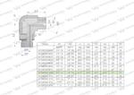 Kolanko hydrauliczne nastawne calowe BB 3/4" x 1/2" BSP z regulacją Waryński w sklepie internetowym ROLGUT.pl