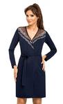 Szlafrok damski Donna Jasmine Dark Blue w sklepie internetowym Ladyline.pl