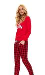 Piżama damska Doctor Nap PM.9748.RED w sklepie internetowym Ladyline.pl