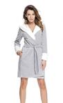 Szlafrok damski Doctor Nap SDB.7059 Grey melange w sklepie internetowym Ladyline.pl