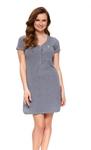 Koszula nocna Doctor Nap TM.9301 Dark Grey w sklepie internetowym Ladyline.pl