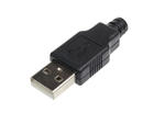 USB typ A wtyk na kabel z osłoną (2 szt) /256 w sklepie internetowym elbrod.pl