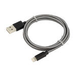 Kabel nylon Ansmann USB – Apple Lightning 100cm w sklepie internetowym Fotomarket.com.pl